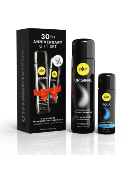 PJUR SET 30TH ANIVERSARY PJUR ORIGINAL 100 ML PJUR AQUA 30 ML DE REGALO